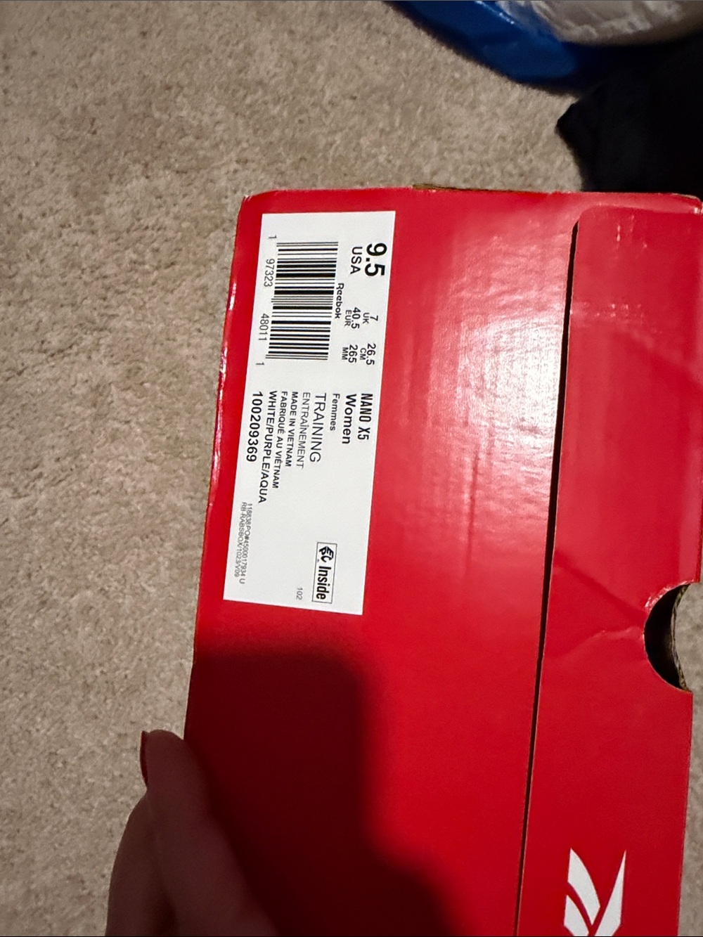 Reebok Nano x5 Women's Athletic Sneaker - Picture 9 of 9